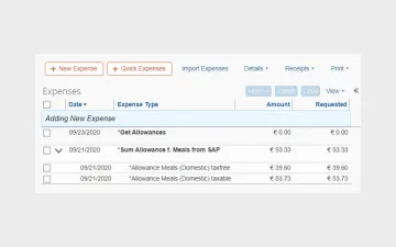 Miniatura Concur Expense