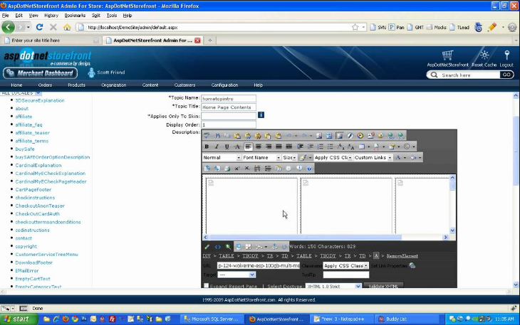 AspDotNetStorefront