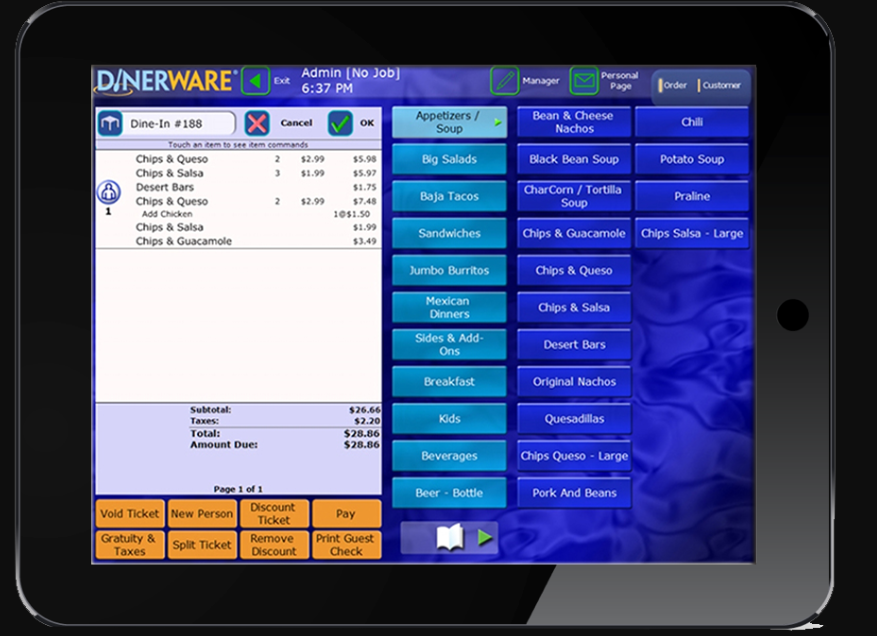 Dinerware POS
