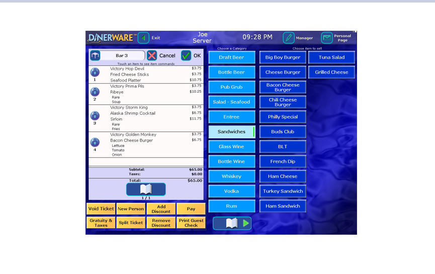 Dinerware POS