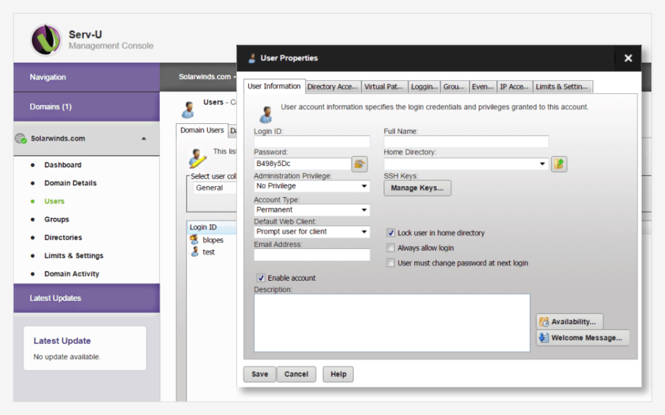 Serv-U FTP Server