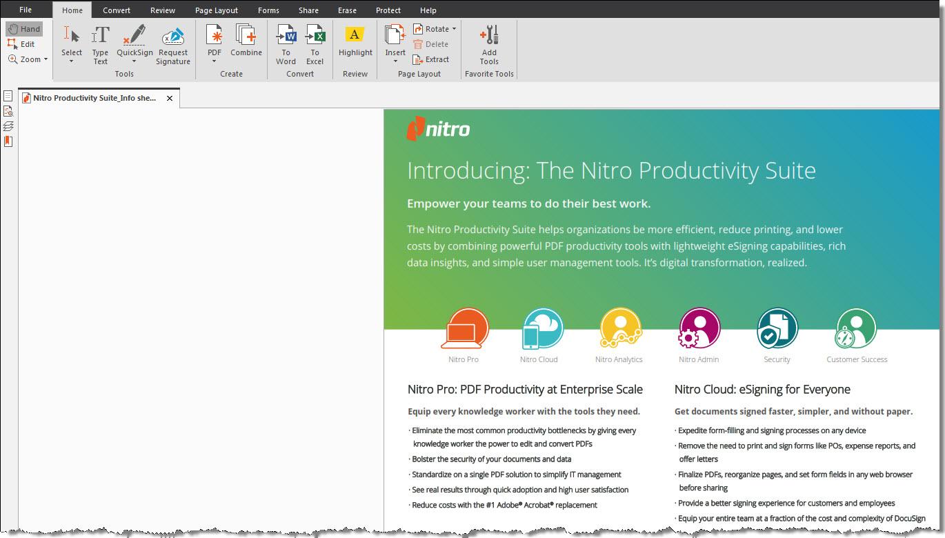 Nitro Firma Electrónica