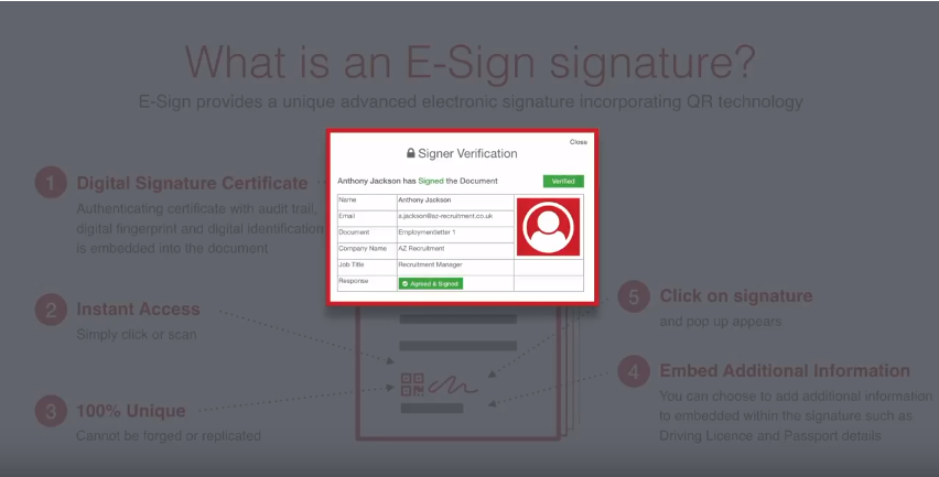 E-Sign and Veri-me