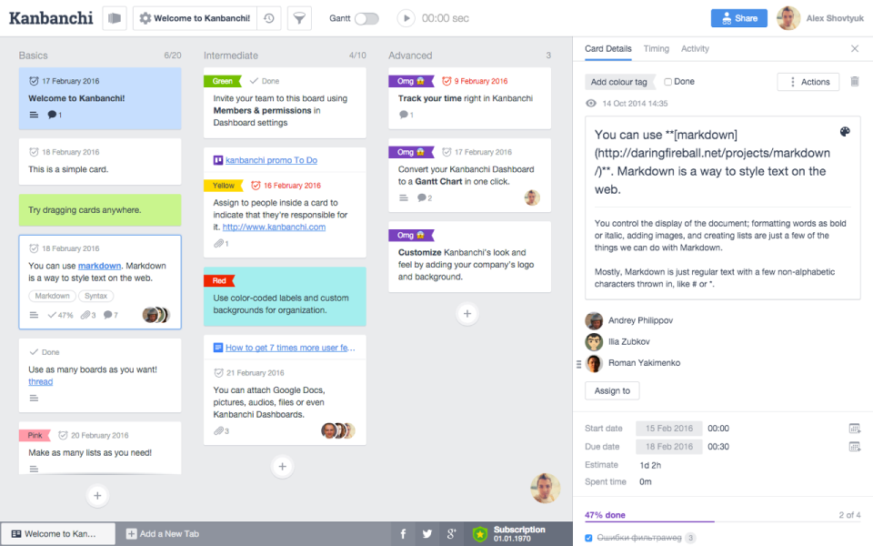 Kanbanchi for G Suite