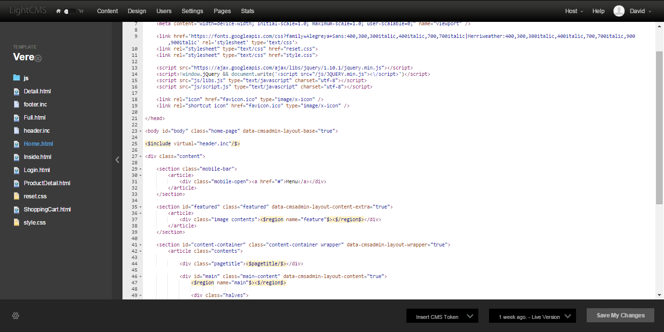 LightCMS