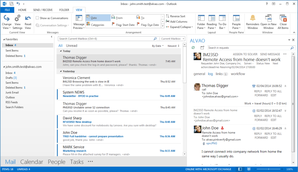 ALVAO Service Desk