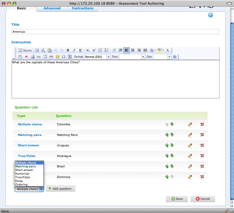LAMS Software Educativo