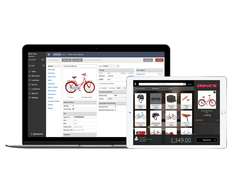 Lightspeed POS Manejo de Retail