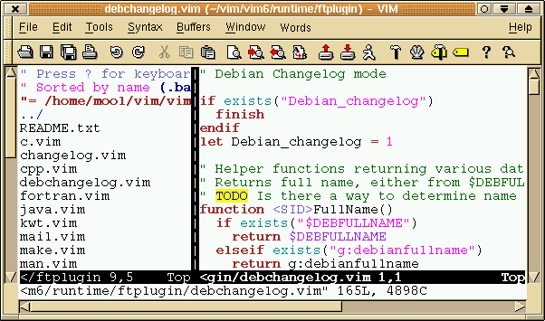 Vim Editor de Texto