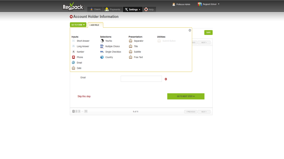 Regpack Eventos