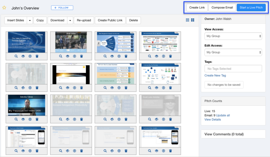 ClearSlide Presentations