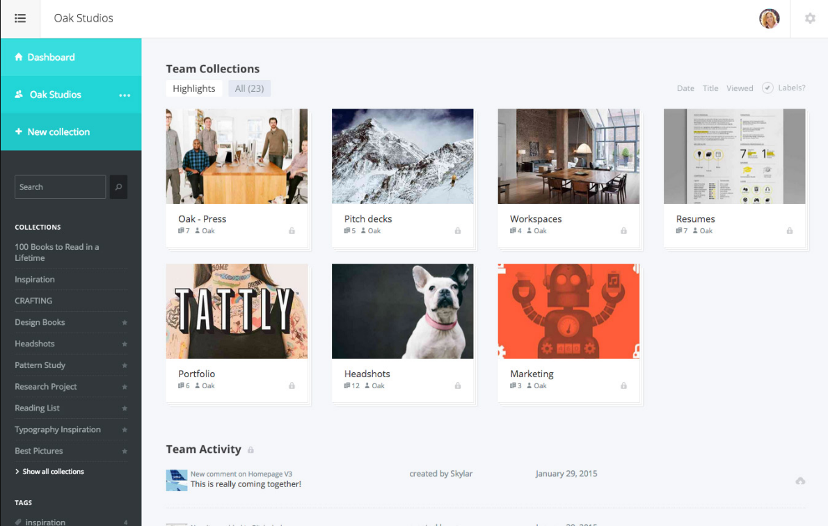 Dropmark Intercambio de Archivos