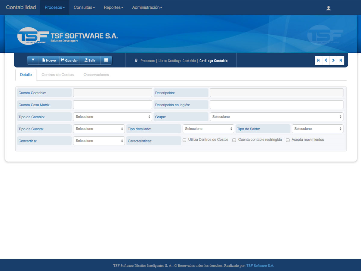 TSF Software NOM