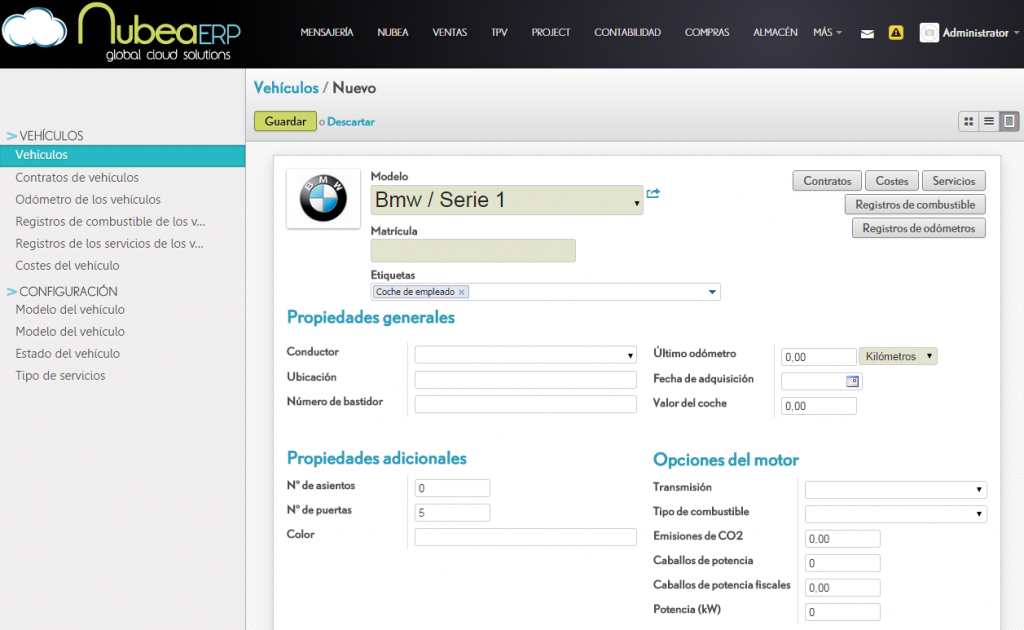 Nubea ERP Flotas