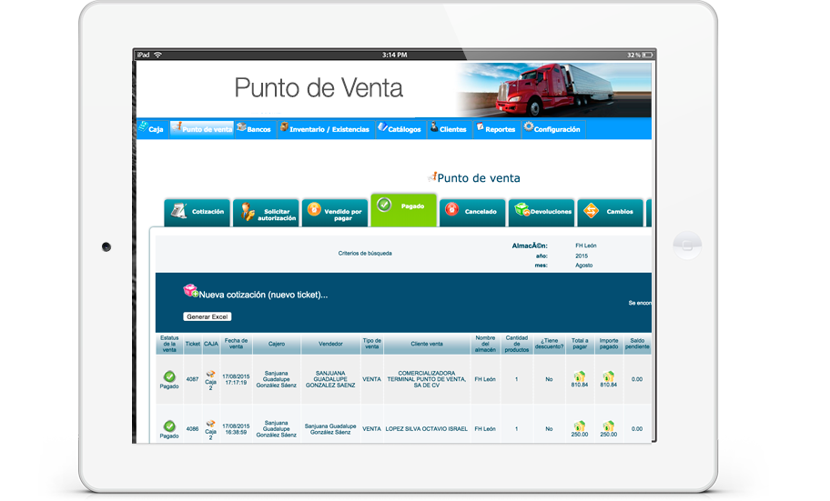PV1.mx Punto de Venta