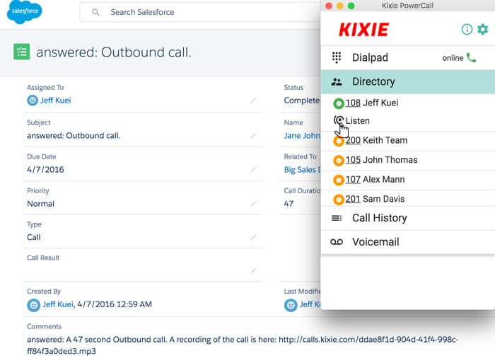 Kixie Software VoIP