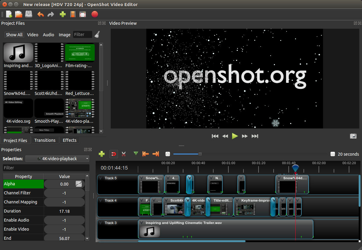 openshot video editor download cnet