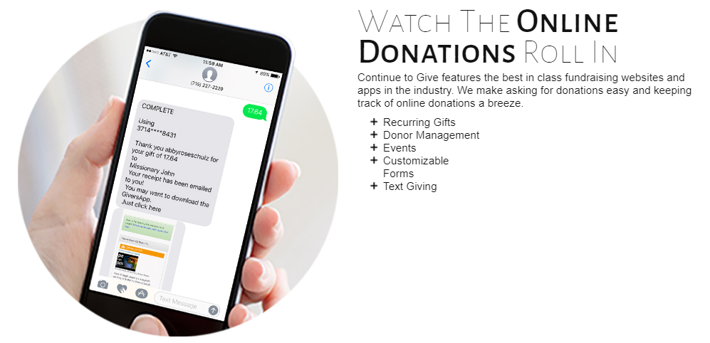 Continue To Give