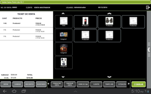 App Tablet Sales Point