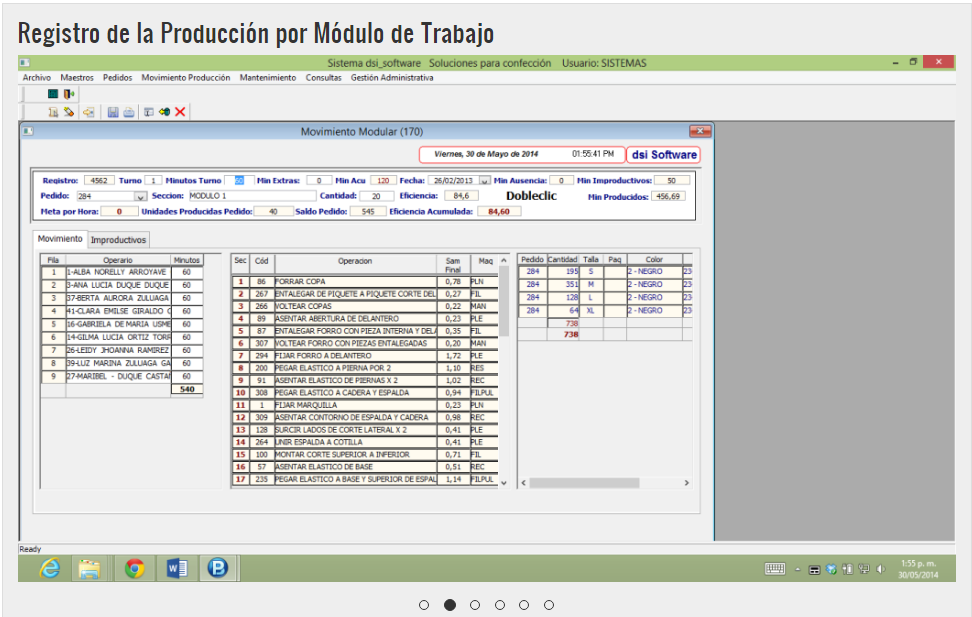 DSI Control de Piso