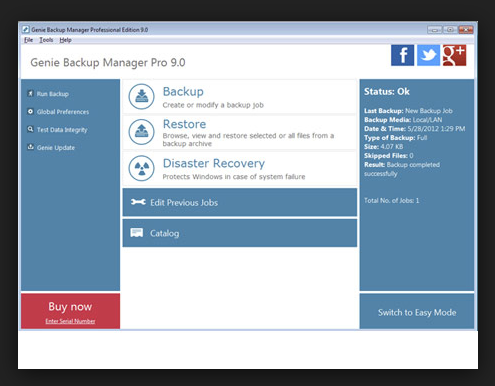 Genie Backup Manager