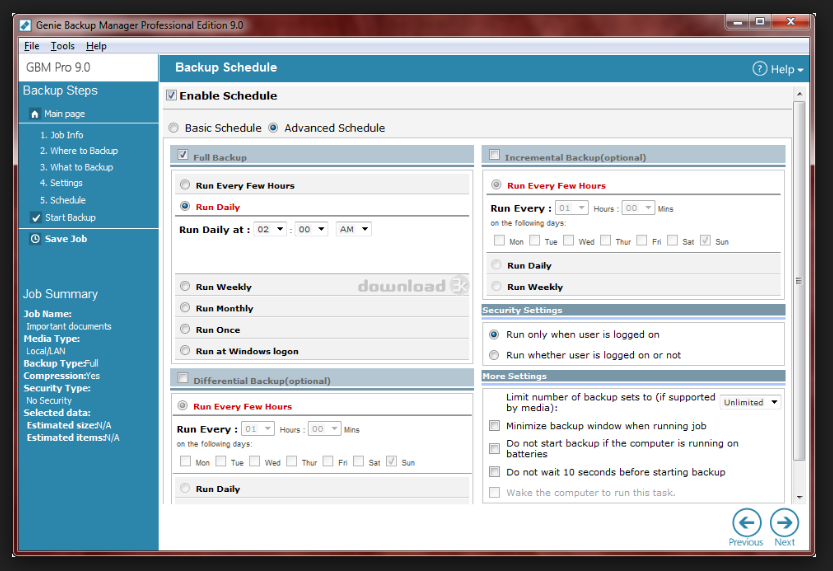 Genie Backup Manager