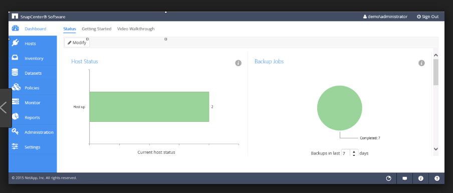 SnapCenter Backup