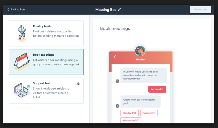 HubSpot Chatbot