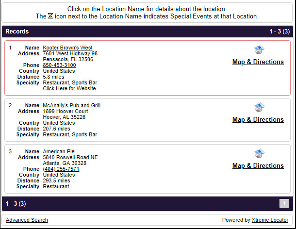 IVR Telephone Locator